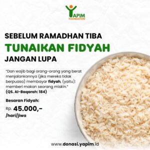 Hati Tentram dengan Tunaikan Fidyah untuk Bantu Sesama