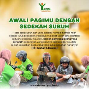 Mentari di Awal Pagi, Mari Memberi Lewat Sedekah Subuh