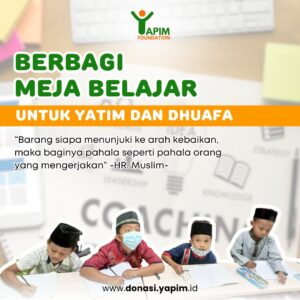Ayo berbagi Meja Belajar untuk Generasi Pintar Masa Depan